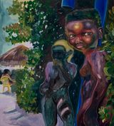 Shower of blessings V by Ndidi Emefiele contemporary artwork painting