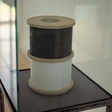 Double Cylinder by Alan Johnston contemporary artwork sculpture