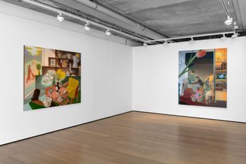 Contemporary art exhibition Guimi You Unwind at Almine Rech London United Kingdom