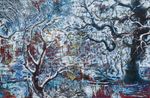 El Adios un paisaje para el olvido by Dennis Miranda Zamorano contemporary artwork Painting