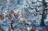 El Adios un paisaje para el olvido by Dennis Miranda Zamorano contemporary artwork painting