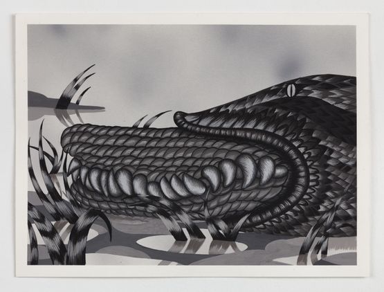 Ouroboros by Julie Curtiss contemporary artwork Painting