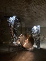Sounding Felix Paris 8 assemblage by Cerith Wyn Evans contemporary artwork sculpture