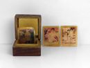 Memory Box Engraved Wood by KV Duong contemporary artwork Sculpture