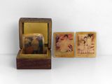 Memory Box Engraved Wood by KV Duong contemporary artwork sculpture