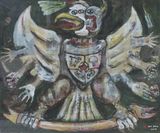 The Garuda by Heri Dono contemporary artwork painting