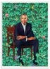 Barack Obama by Kehinde Wiley contemporary artwork Painting