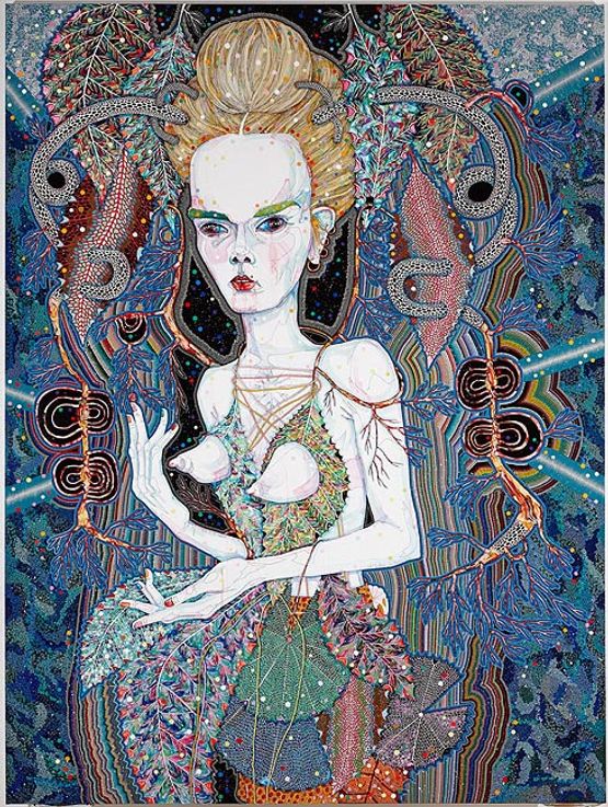that is its nature by Del Kathryn Barton contemporary artwork Painting