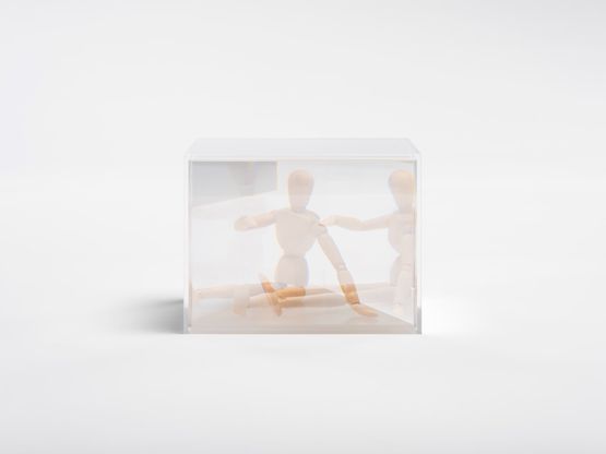 Prism Wooden Mannequin by Kohei Nawa contemporary artwork Mixed Media
