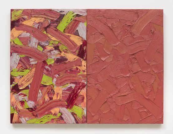 Abstract Diptych 49 by James Hayward contemporary artwork Painting