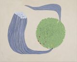 Man and Plants by Nobuko Watabiki contemporary artwork painting