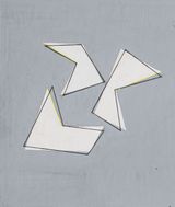 Six formes decalees Six staggered forms Paris by Mehdi Moutashar contemporary artwork painting
