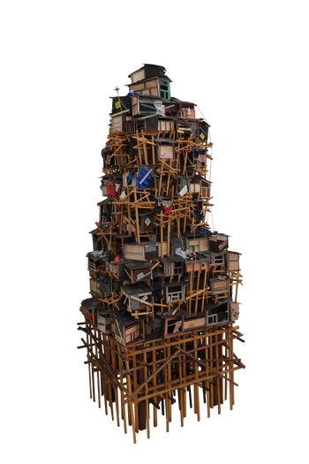 Apartemen 2 by Asmoadji contemporary artwork mixed media