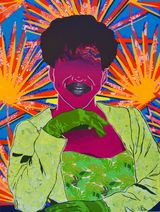 Heir Lesley Her Muddas Shadow by Cydne Jasmin Coleby contemporary artwork painting works on paper