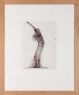 Ohne Titel by Walter Pichler contemporary artwork drawing painting works on paper