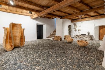 Contemporary art exhibition Mirko Baselgia Passaggio at Ardez