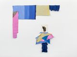 Hand gegen Handfeuerwaffe by Lotte Maiwald contemporary artwork painting works on paper