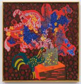 Rooster Jazz by Lynne Drexler contemporary artwork painting