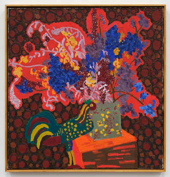 Rooster Jazz by Lynne Drexler contemporary artwork Painting
