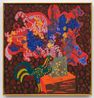 Rooster Jazz by Lynne Drexler contemporary artwork Painting