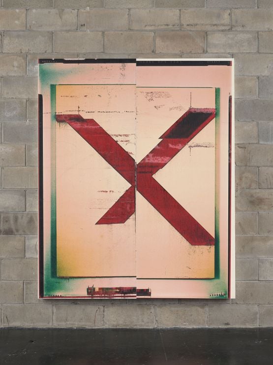 Untitled by Wade Guyton contemporary artwork Print