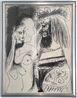 Le Vieux Roi The Old King s.8370Seigneur et deux filles by Pablo Picasso contemporary artwork Print