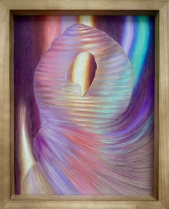 Through the Aperture by Nianxin Li contemporary artwork Painting