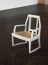 Music Room Darmstadt Armchair Harp and Drum by Nevin Aladag contemporary artwork sculpture