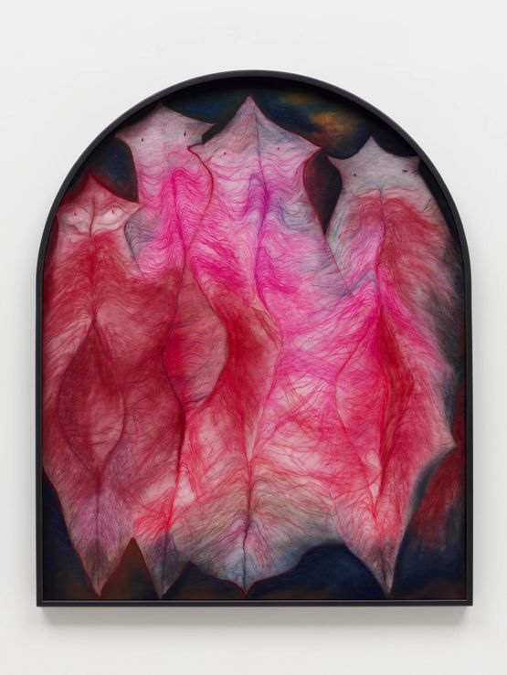 Translucidency the courage of flatworms whose organs glow through their skin the willingness to be seen without shields - a vulnerability made possible only when darkness removes the need to hide. by Marguerite Humeau contemporary artwork Works on Paper