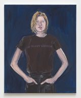 Fransiska with My Bloody Valentine teeshirt by Jean-Philippe Delhomme contemporary artwork painting