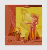 Tea and Cigarettes by Lisa Yuskavage contemporary artwork painting