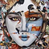 Silent Tear by Andres Barrioquinto contemporary artwork print