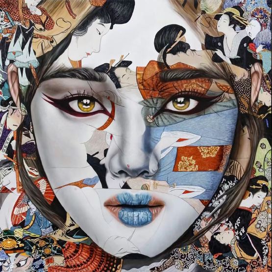 Silent Tear by Andres Barrioquinto contemporary artwork Print