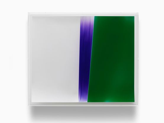 Lighter purple green by Wolfgang Tillmans contemporary artwork Photography