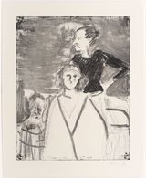 Three Sisters 2 My dearest dust by Chantal Joffe contemporary artwork print