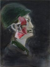 Study for Head No. 2  No. 2 by Sawangwongse Yawnghwe contemporary artwork painting
