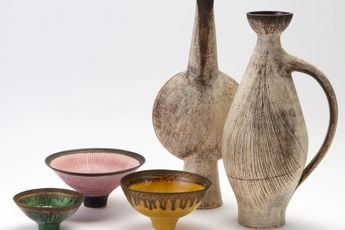 Contemporary art exhibition Hans Coper Lucie Rie Life at the Wheel at Offer Waterman London United Kingdom