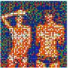 Rubik Country Life NVDR1-3 by Invader contemporary artwork Print