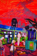 To Navigate and Be a Pirate in the Cost to be in theFrame of the Scene by Zico Albaiquni contemporary artwork painting works on paper
