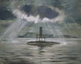 Dusk of the Parent - Solitary Island No.3 by Mao Xuhui contemporary artwork painting