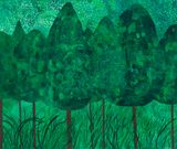 Wood by Sally Ross contemporary artwork painting