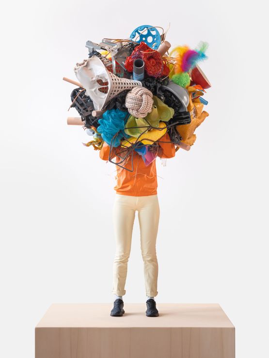 Mini-Gathering polychrome 4 by Daniel Firman contemporary artwork Sculpture