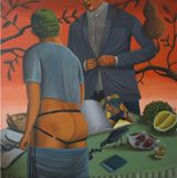 you are my home by Skyler Chen contemporary artwork painting