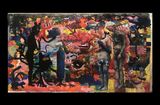 Blue Lingga Island by Entang Wiharso contemporary artwork painting