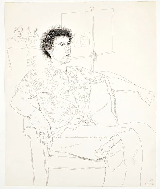 Tim Macdonald by David Hockney contemporary artwork Works on Paper