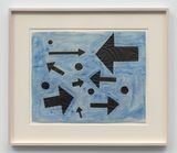 Aquarium Blue by William Turnbull contemporary artwork works on paper