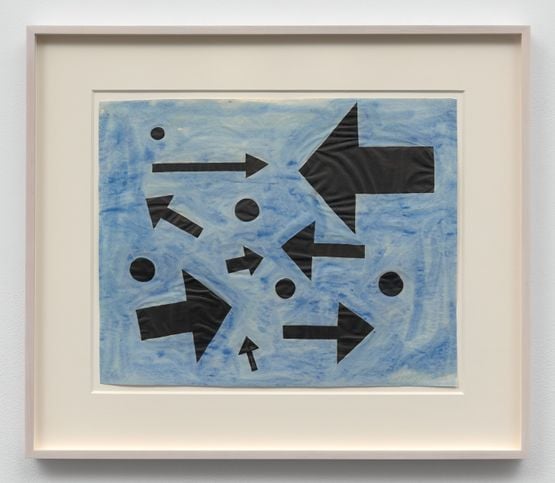Aquarium Blue by William Turnbull contemporary artwork Works on Paper