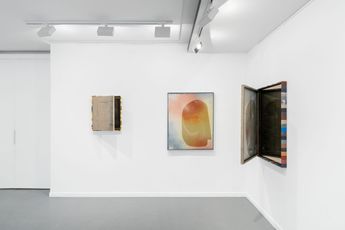 Contemporary art exhibition Matthias Bitzer Caligothek at Almine Rech Paris Rue de Turenne France
