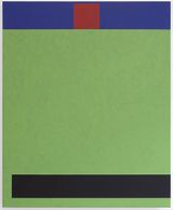 Painting Green by Milan Mrkusich contemporary artwork painting