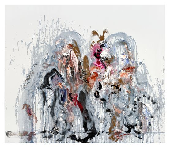 Wall of water XII by Maggi Hambling contemporary artwork Painting